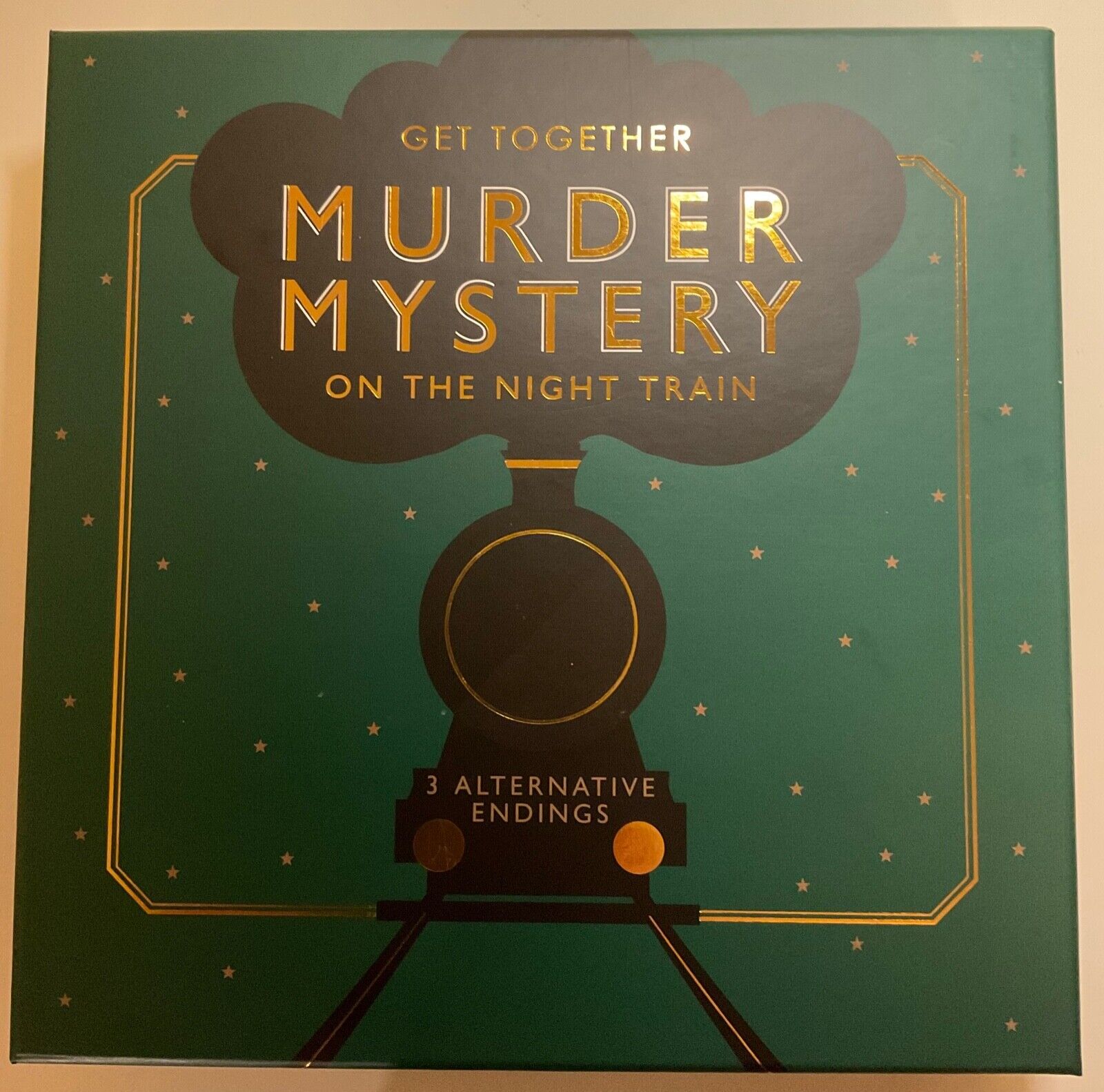 Get Together “Murder Mystery on the Night Train” Board Game - The Board  Classic