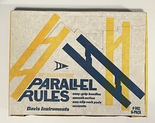 Davis Instruments 15” Clearview Parallel Rules #061 6-pack
