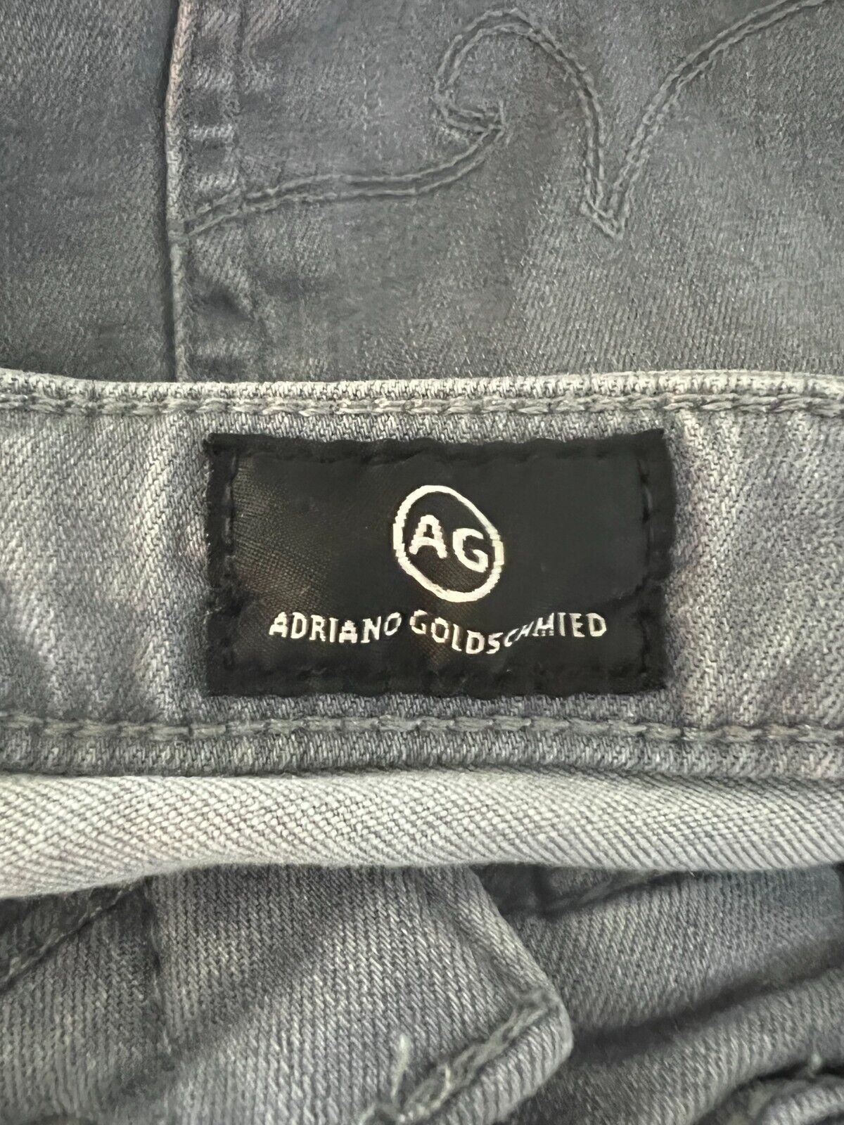 AG ADRIANO GOLDSCHMIED Gray Legging Ankle Super Skinny Jeans