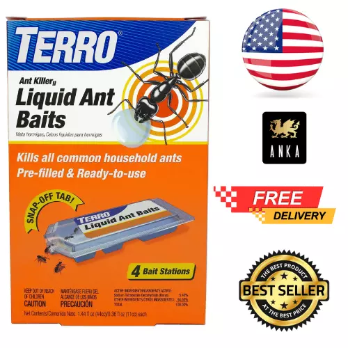 TERRO Liquid Ant Baits 4 Pack Free Overnight Shipping eBay