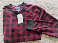 Ben Sherman Poly Blend Long Sleeve Thermal Waffle Large MINT FREE SHIP 