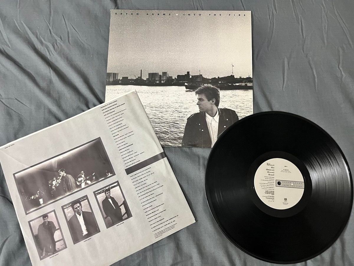 Vinyl, Record, LP, Album, Bryan Adams, Into The Fire, 1987