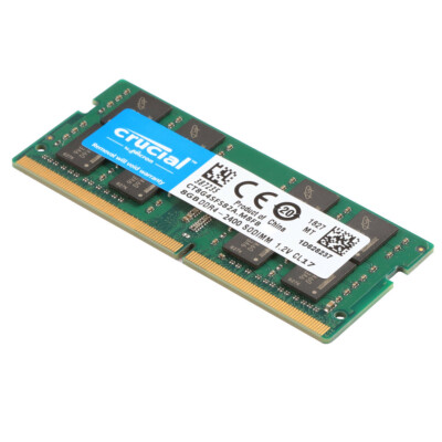 Crucial 16GB 2x 8GB 2400MHz DDR4 SODIMM RAM PC4-19200 Laptop