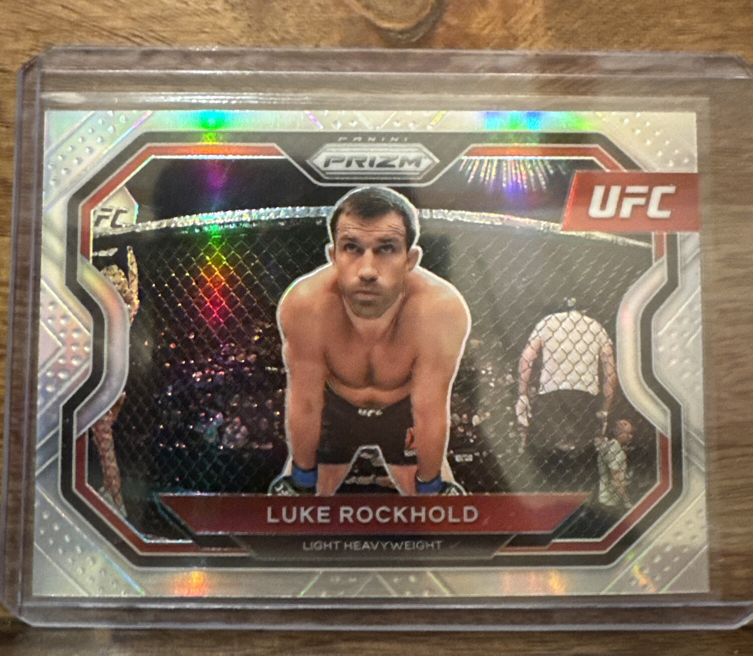 Luke Rockhold - 2021 Panini Prizm UFC #113 Silver Prizm Card