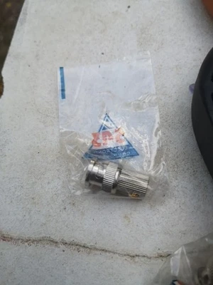 4 Fiches BNC Mâle Attache Rapide Qualité Métal Connections à Visser - Photo 1/3