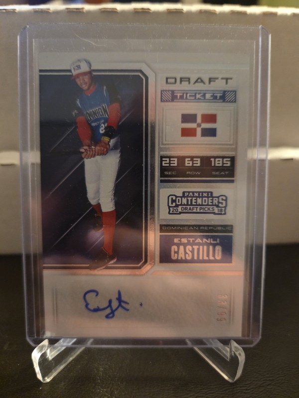 2018 Panini Contenders Draft Picks - International Auto Estanli Castillo /99 