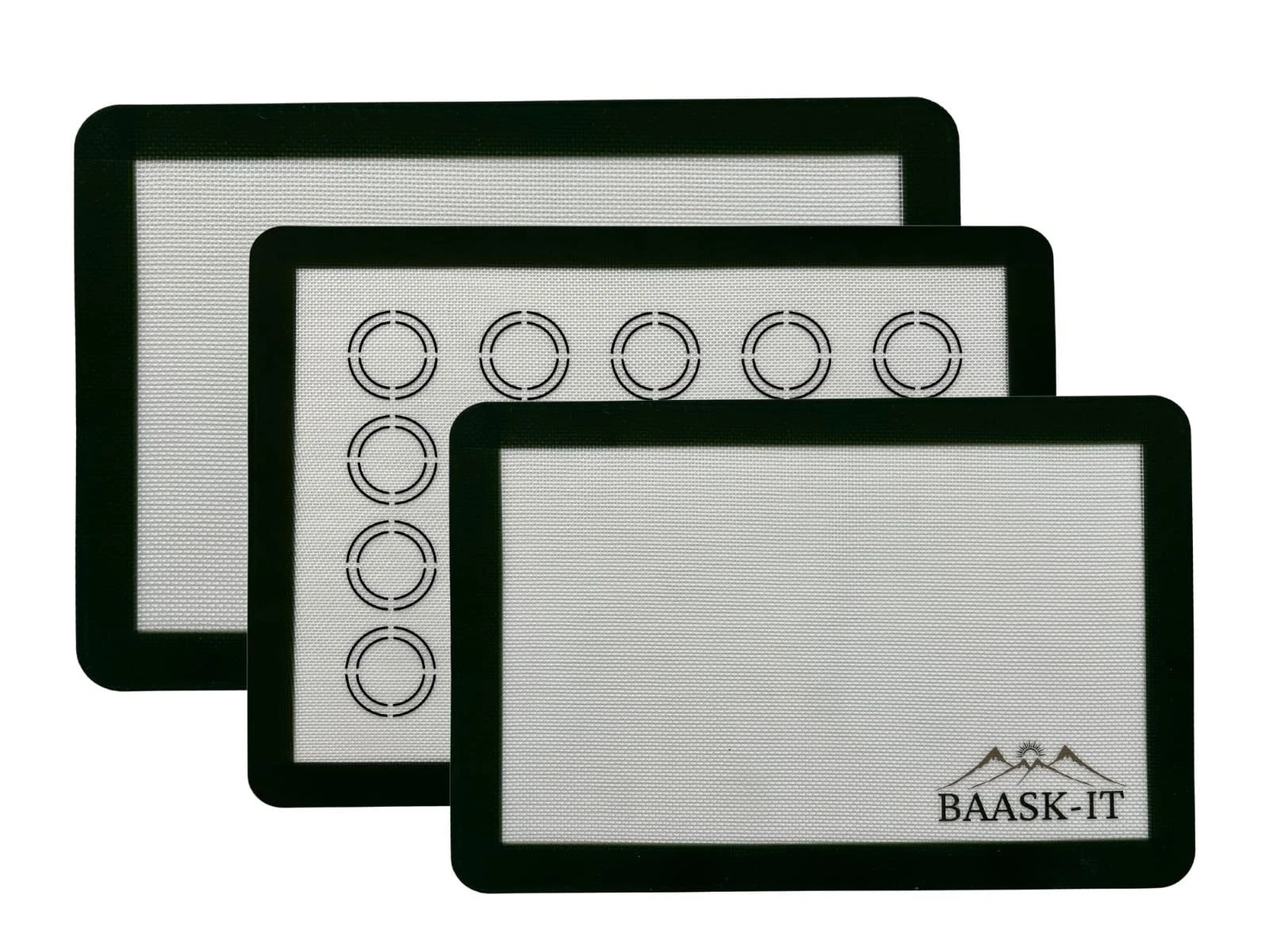 Silicone Baking Mats Set – 3 Pcs, Non-Stick Reusable, Parchment-Free Oven lin...
Opens in a new wind