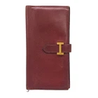 HERMES Bearn Bordeaux Veau Epsom Square A Long Wallet