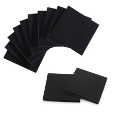 Foam Padding Sheets with Adhesive Backing - 1/4" 4in X X 1/4in, black