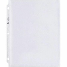 Business Source Top-Loading Poly Sheet Protectors 74551 Minimum of 80 Open pack