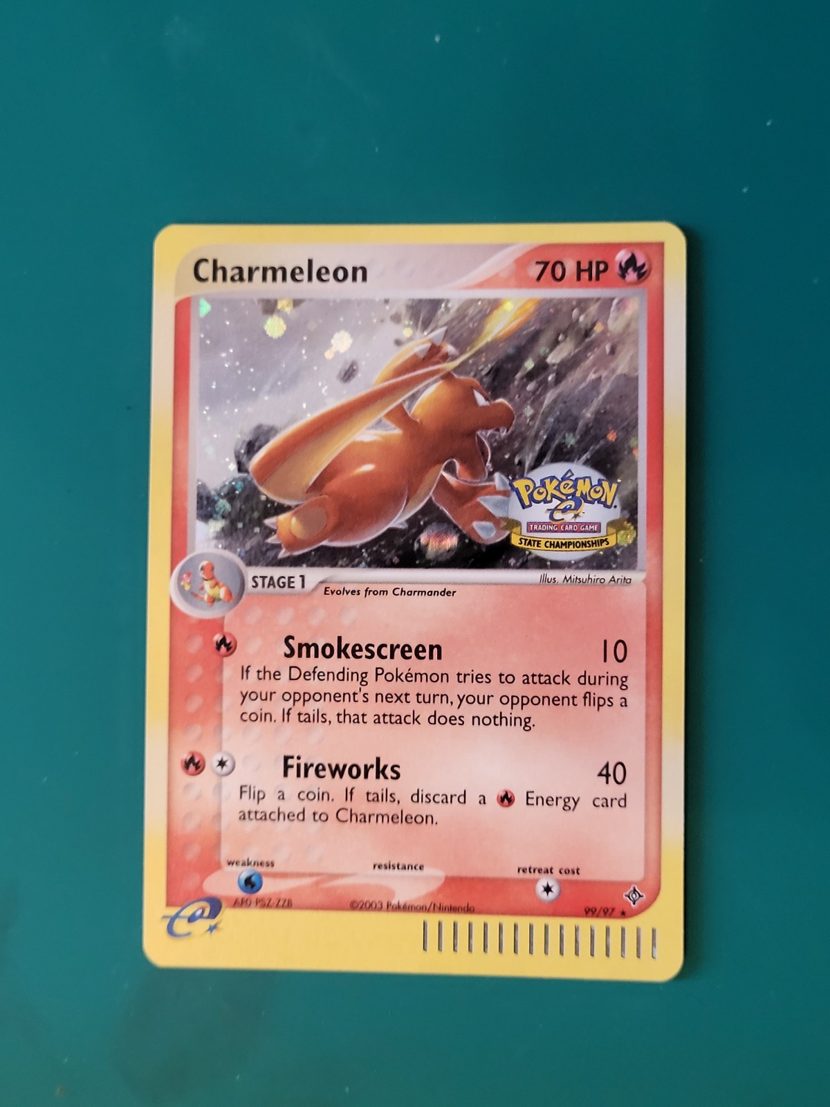 Charmeleon State Championships 99/97 Holo from Pokemon EX Dragon LP