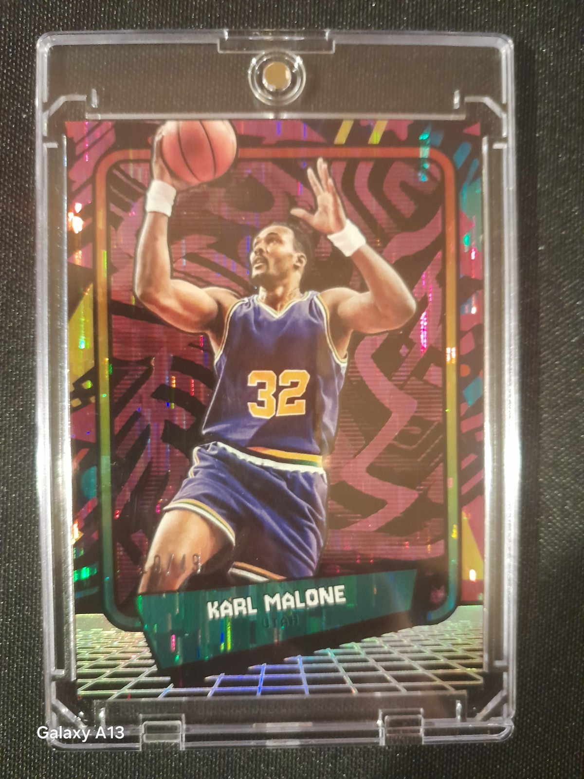 2026 Panini 90s pop culture Karl Malone #74 pixel shimmer /49