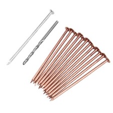 14Pcs Copper Nails Kit to Trees,3.5 Inch Pure Copper Nails Bulk,Stump8423