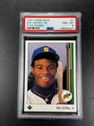 KEN GRIFFEY JR 1989 UPPER DECK #1 STAR ROOKIE CARD RC NM-MINT PSA 8 HOF MARINERS
