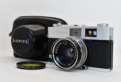 Vintage! [Istzustand oder Display mit Hülle] Konica Auto S2 analoge...