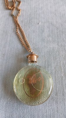 Vintage Max Factor Exuberance Parfum Anhänger OVP Selten Retro