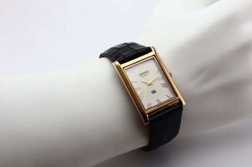 Vintage Seiko Slim Tank Quartz Men's Watch, Gentleman’s Choice - FREE SHIPPING