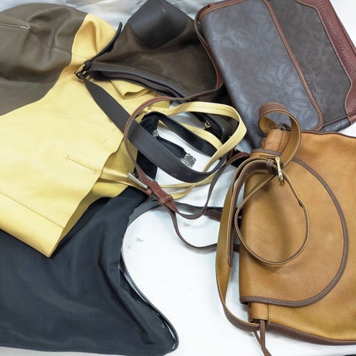 Celine Loewe Hand Bag Shoulder Bag 5 set Brown Leather 2452523 - Imagen 3 de 11