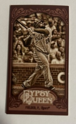 2012 Topps Gypsy Queen Mini PRINCE FIELDER Sepia #2/99!