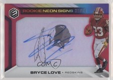 2019 Panini Elements Rookie Neon Signs Red 39/50 Bryce Love #RNS-BL Auto 02xk