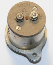 VINTAGE pièce électronique FM MF 1000 OHMS condensateur RESISTANCE RADIO