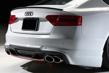 Passend für Audi A5 S5 RS5 Heck Spoiler Spoilerlippe Kofferraum Lippe mit Endkap
