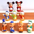Vintage Playmates Disney Little People Lot Of 10 - Minnie Mickey Ducks ++