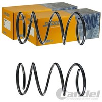 2X Spidan Fahrwerksfedern Vorne Passend FÜR Honda Civic Links+Rechts