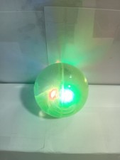 NEW LIGHT UP MUTICOLOR GREEN GLITTER SHAKEABLE BALL TOY WITH LIGHT INSIDE BRAND