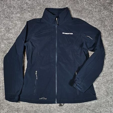 Momentive Performance Materials Softshell Jacket Women's L Teal Embroidered Zip
