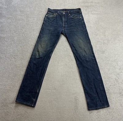 LEVIS 501 Herren Jeans Vintage Hose W34 L38 Made in USA WPL 423 15914 Blau Denim