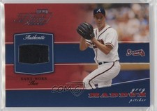 2002 Playoff Piece of the Game Materials Gold 13/50 Greg Maddux #POG-25 HOF 4f5