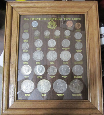 USA 20TH CENTURY US TYPE COINS SILVER MORGAN PEACE IKE DOLLAR LIBERTY HALF DIME
