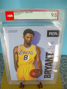 KOBE BRYANT PSA MAGAZINE PURPLE COVER #32 AUGUST 2024 GRADED PSA 9.6