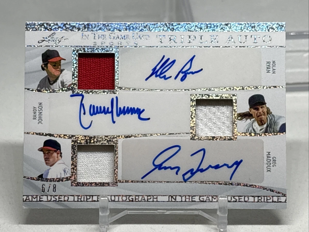 Randy Johnson Autograph Baseball Cards for sale | eBay