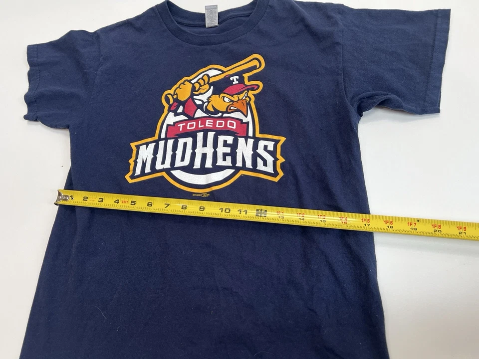 Camiseta de beisebol Toledo MUD HENS MLB Minor League Youth Maybe Sm azul VEJA FOTOS - Imagem 2 de 4