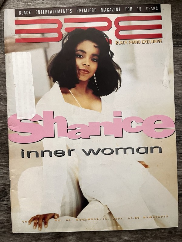 Black Radio Exclusive Magazine Shanice Wilson Cover