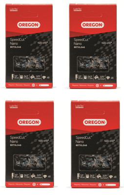 10'' Oregon 4-Pack SpeedCut Nano Micro-Chisel Saw Chains, 80TXL046(4)
