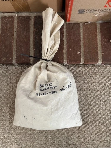 1909-1958 PDS Lincoln Wheat Penny Bag 5000 Coins UNSEARCHED MIXED DATES