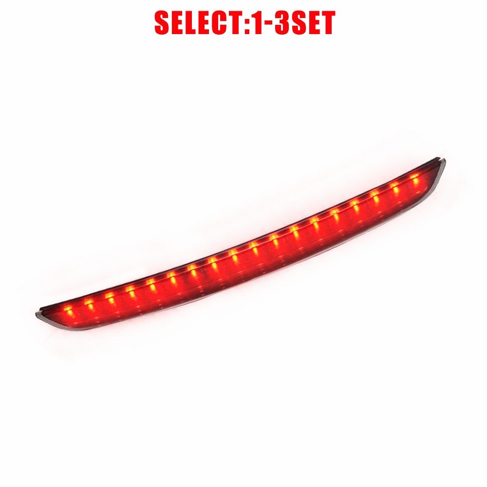 LED Third Brake Light Smoke Lens High Mount Rear For 08-17 Audi A5 S5 Coupe 1-3X