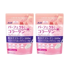 Collagen Probiotics ASAHI Perfect Asta Collagen Powder Isoflavone Plus 30Days x2