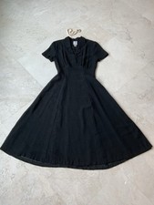 Vintage 90’s  Pat Argenti Little Black Dress Polyester  A-Line Dress Size 10