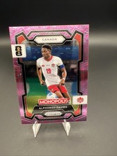 ALPHONSO DAVIES 2026 Monopoly FIFA  Prizm #78 Pink Stars Sparkle SSP