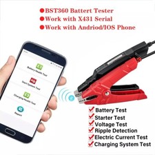 LAUNCH X431 BST360 Battery Test Clip Analyzer 12V Voltage Car Battery Tester 