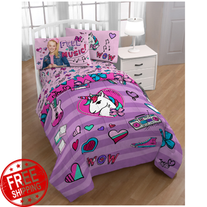 Kids/Teen Twin Bedding Sets For Girls JoJo Siwa Comforter and Pillow Sham NEW | eBay