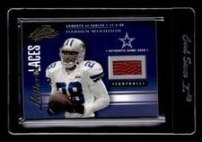2001 Absolute Memorabilia Leather and Laces #LL15 Darren Woodson /825 - NM-MT
