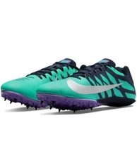Nike Zoom Rival S 9 'Obsidian Metallic Silver' T F Spikes 907564-406 Sz 12.5 US