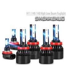 For Nissan Murano 2015-2018 LED Headlight Hi/Low Beam Fog Light Bulbs Blue 8000K
