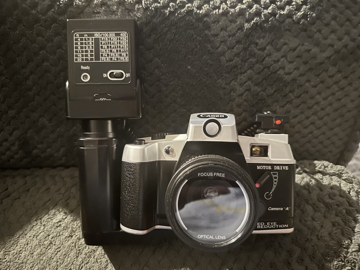 Canon TC-8000 Motor Drive 35MM Camera with Flash & With Bag.. | eBay