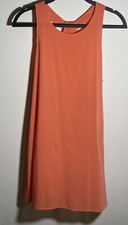 Alice + Olivia Dress Women Orange Casual Silk Size Small